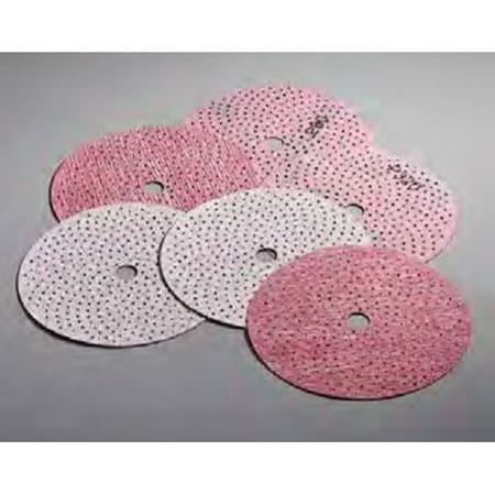 Carborundum Carbo Clean-Air Plus Dri-Lube Grip-On Paper H&L Center Hole Vacuum Disc P800, 50PK 5539550010